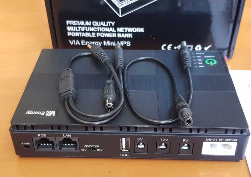 Дбж для роутеру mini-UPS  WI-Fi 12V  9V  5v 10400 mAh