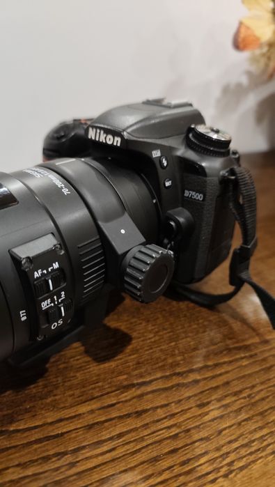 Nikon D7500 + objetiva Sigma 70 200 2.8 + sigma art 1.4 50 mm