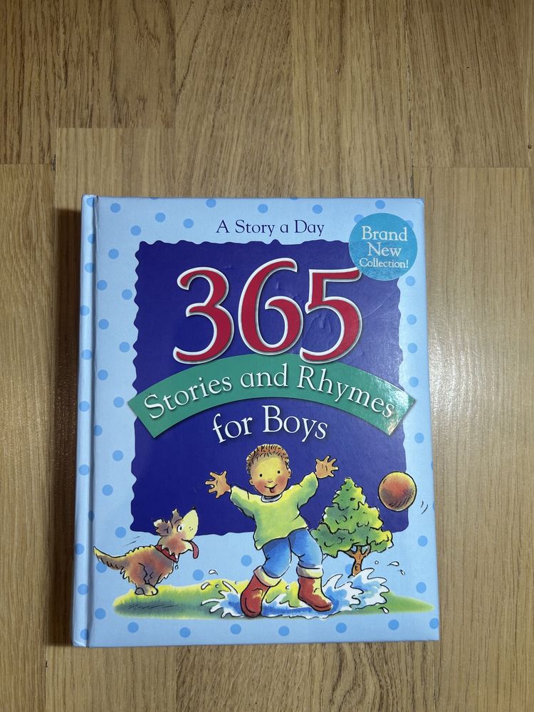 Книга англійською «365 stories and Rhymes for boys »