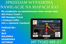 HIT Nawigacja 7Cali Android IGO Primo Truck+IGO Nextgen do TIR/AUTOBUS