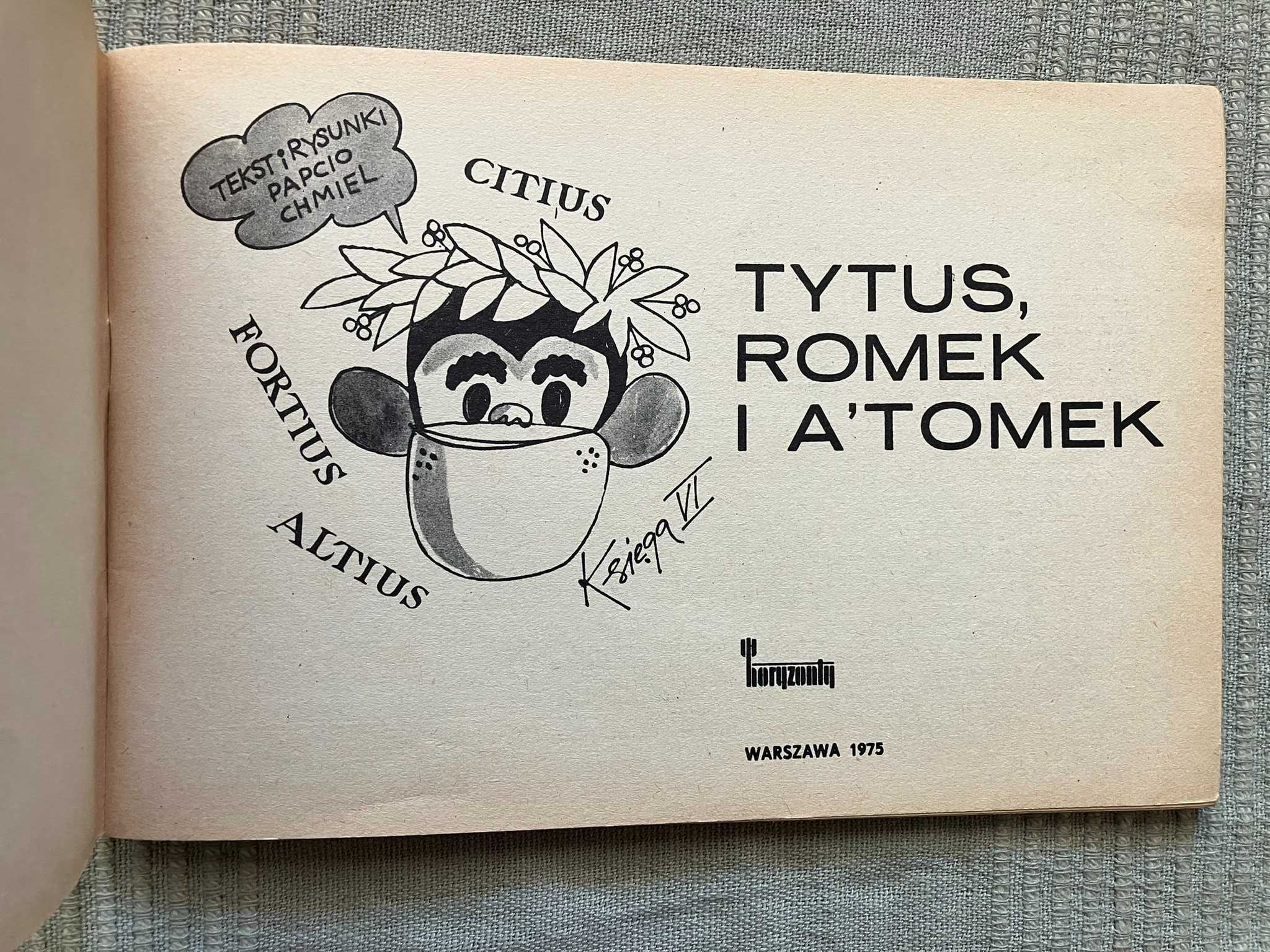 Tytus Romek i Atomek, Księga 6 - sportowa, Wydanie 2, 1975