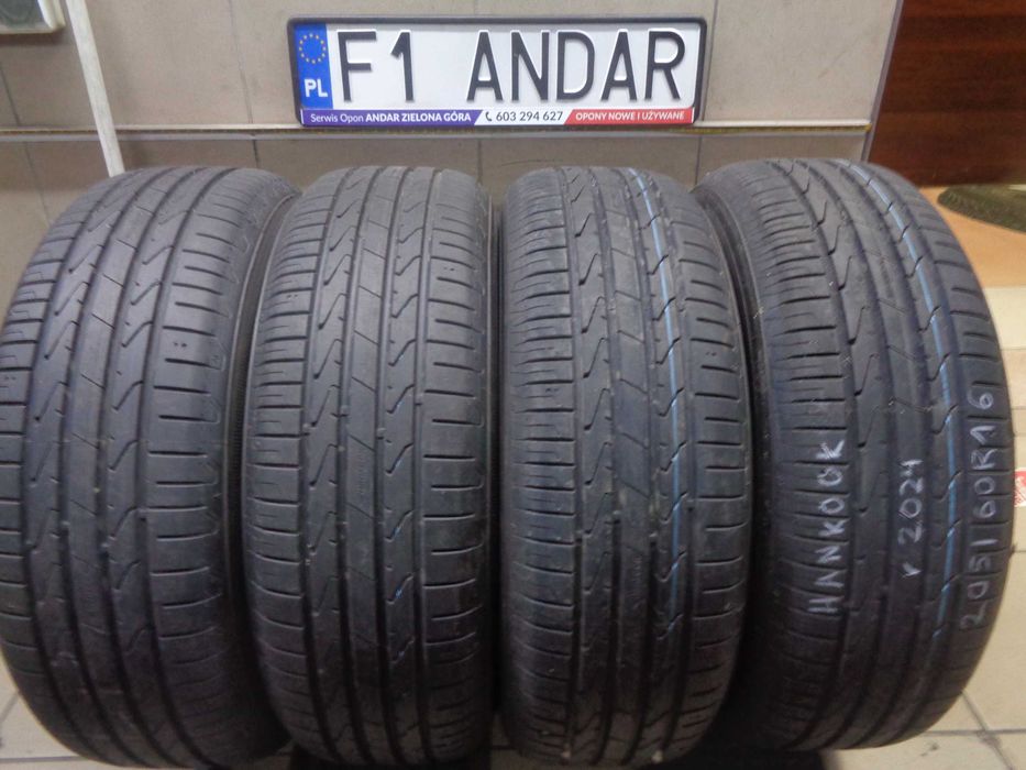 4szt. 205/60R16 HANKOOK Ventus Prime3 - DEMO -JakNowe , r.2024 ,Letnie