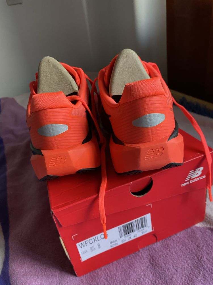 buty biegowe new balance rebel v5 fuelcell czerwono czarne running