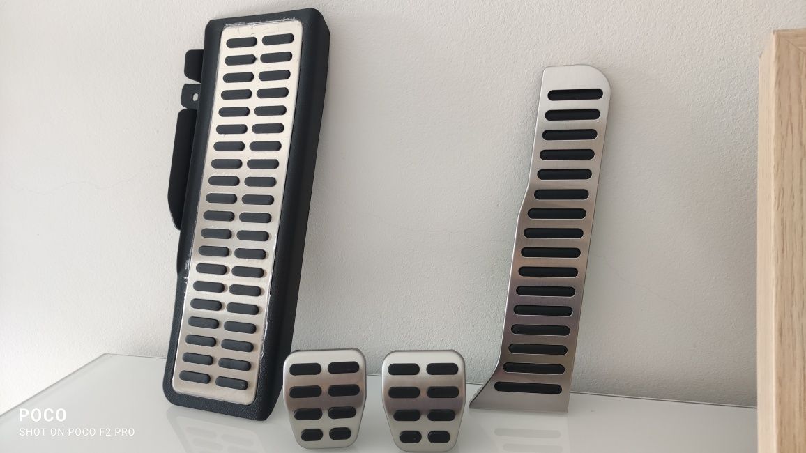 Conjunto De Pedais inox VW Golf Mk5/Mk6, Scirocco, Seat Leon 1p e ou