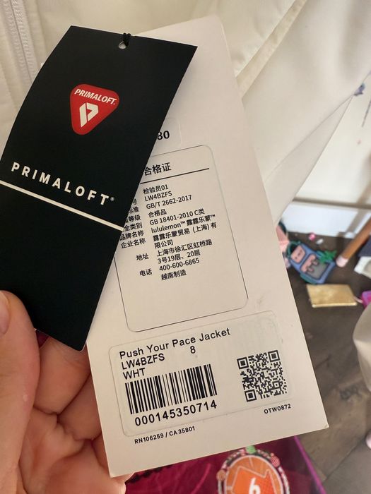 Спортивний лонгслів lululemon XS S куртка