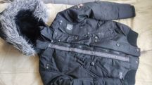 PointZero czarna puchowa bomberka XS