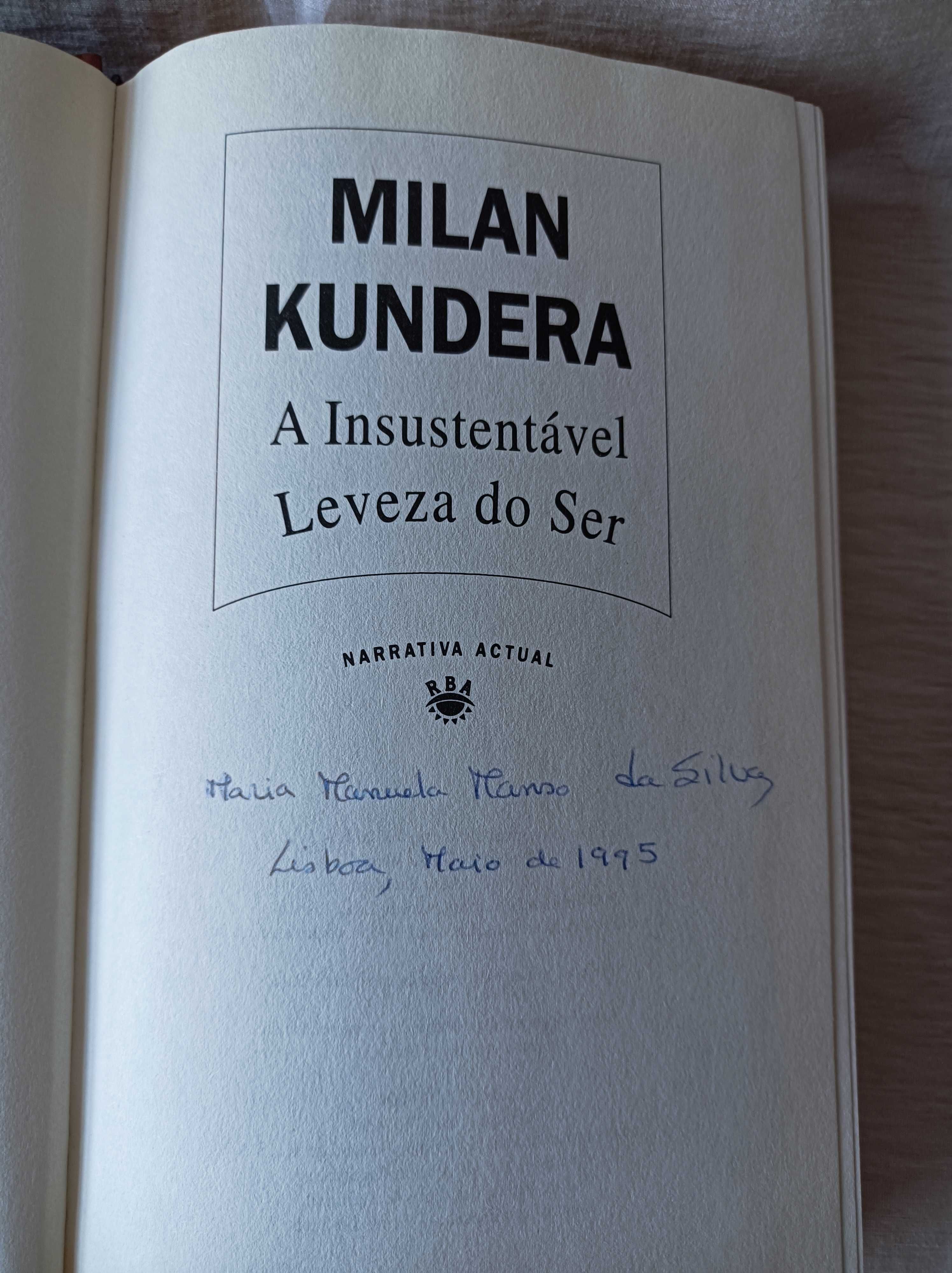 Livro A Insustentável Leveza do Ser, de Milan Kundera,Portes oferta
