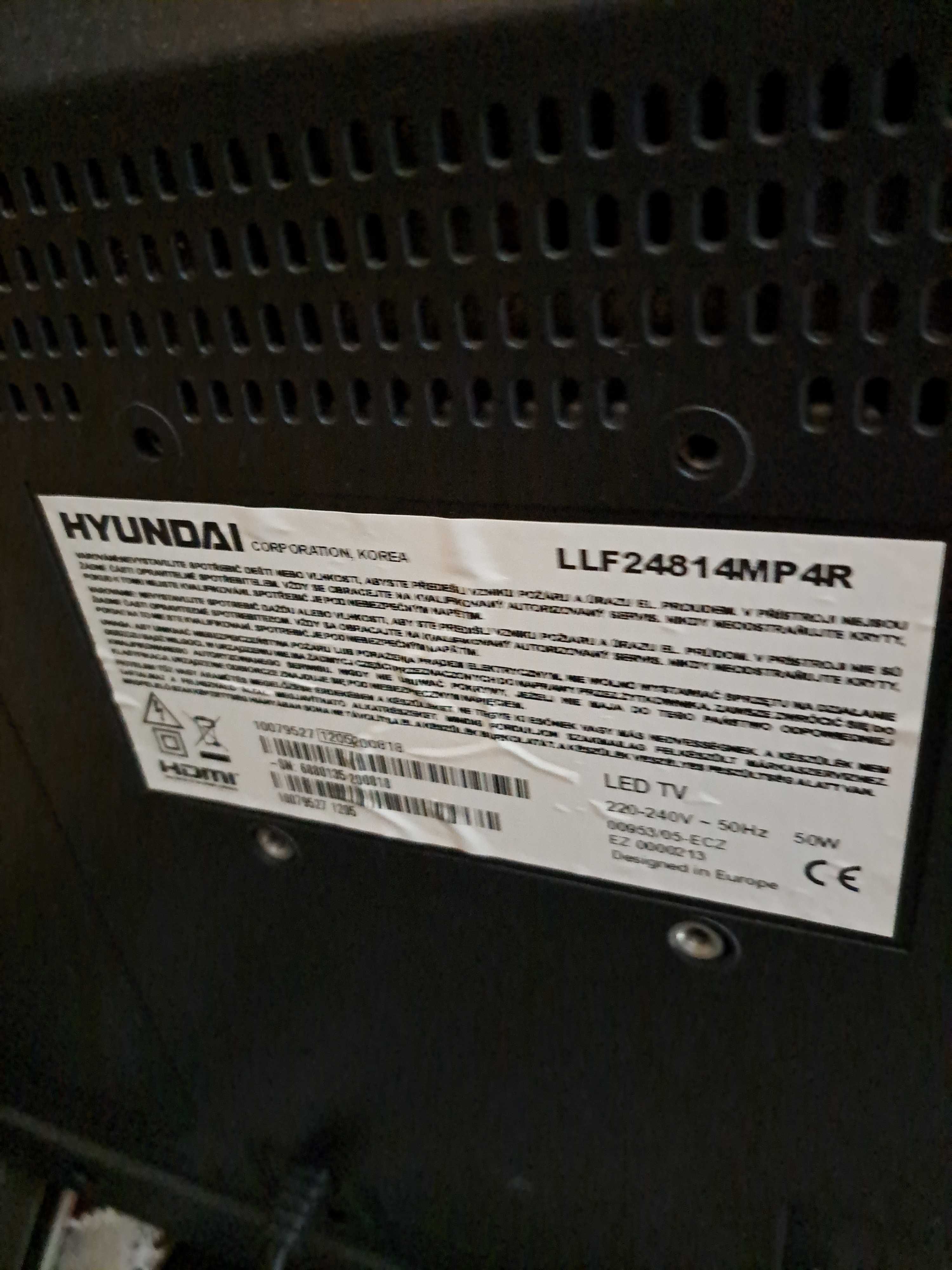 TV LED - Monitor Hyundai 24 cale HDMI USB-sobota święta-169 zł-2sztuki