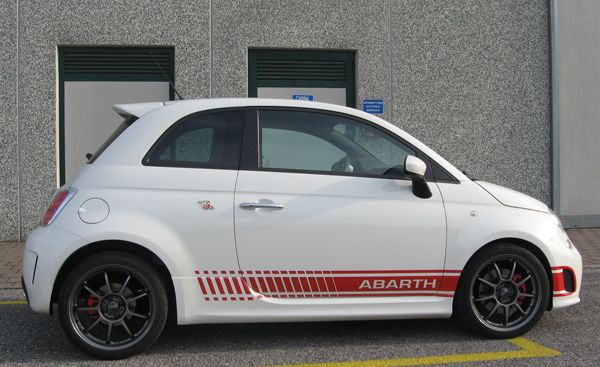 LIP SPOILER AILERON PALA ABA LAMINA LÁBIO AVENTAL RABETA FIAT 500 ABARTH