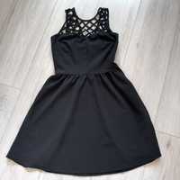 Czarna sukienka H&M XXS 32 4