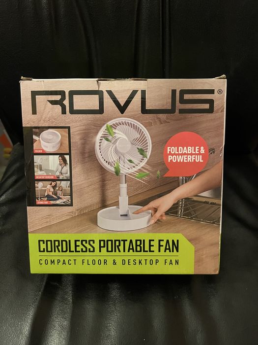 Wentylator bezłopatkowy przenośny Rovus Cordless Portable Fan