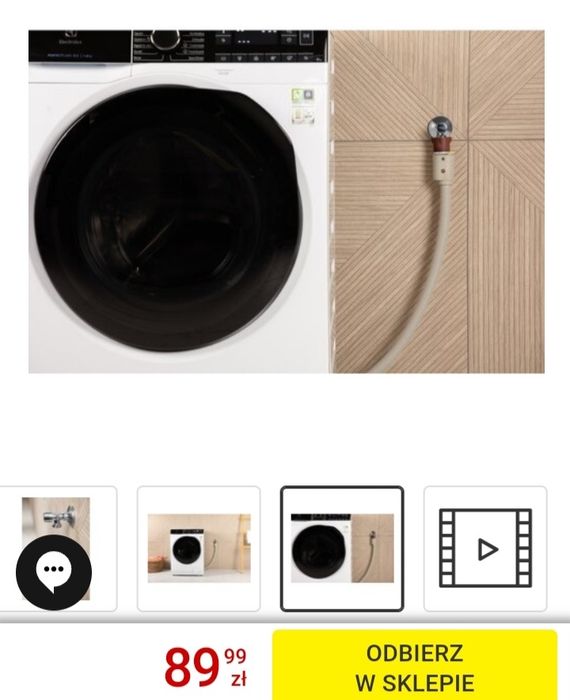 Wąż dopływowy Electrolux E2WIS250A2 Pralka Zmywarka Safety System