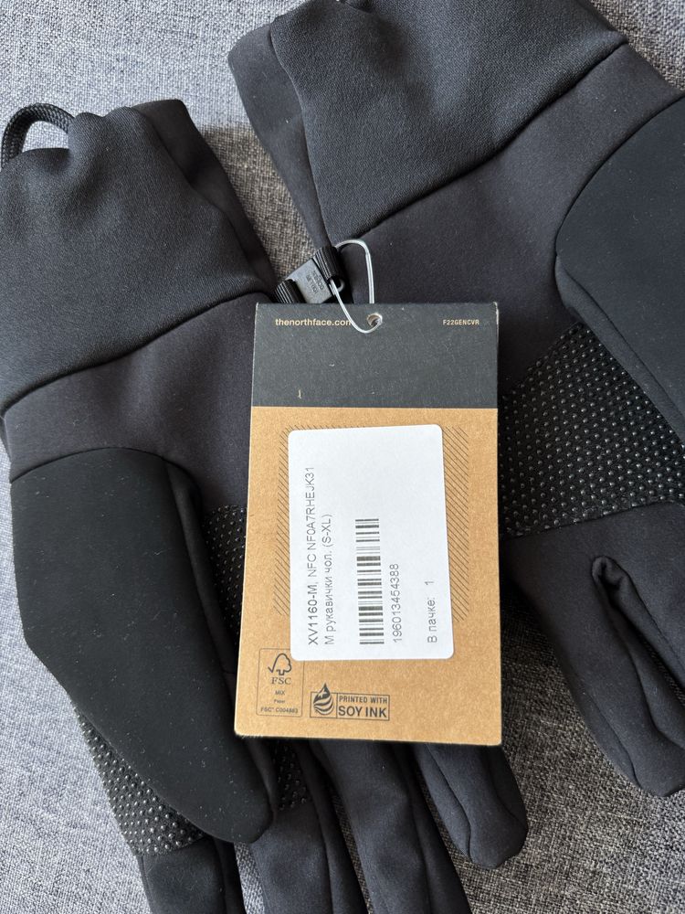 НОВІ рукавиці The North Face (Apex insulated etip glove) розмір М