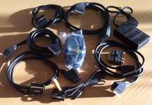 varios cabos scart com 21 pinos