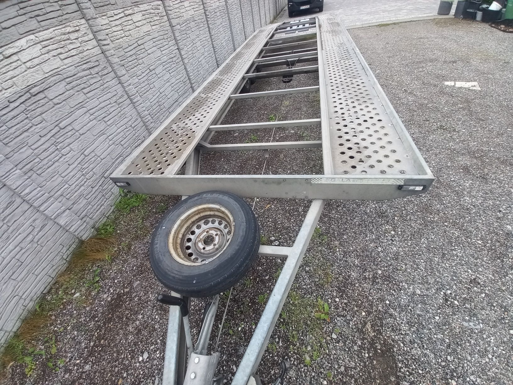 Laweta 3 odiowa 3500t 8.5metra platforma