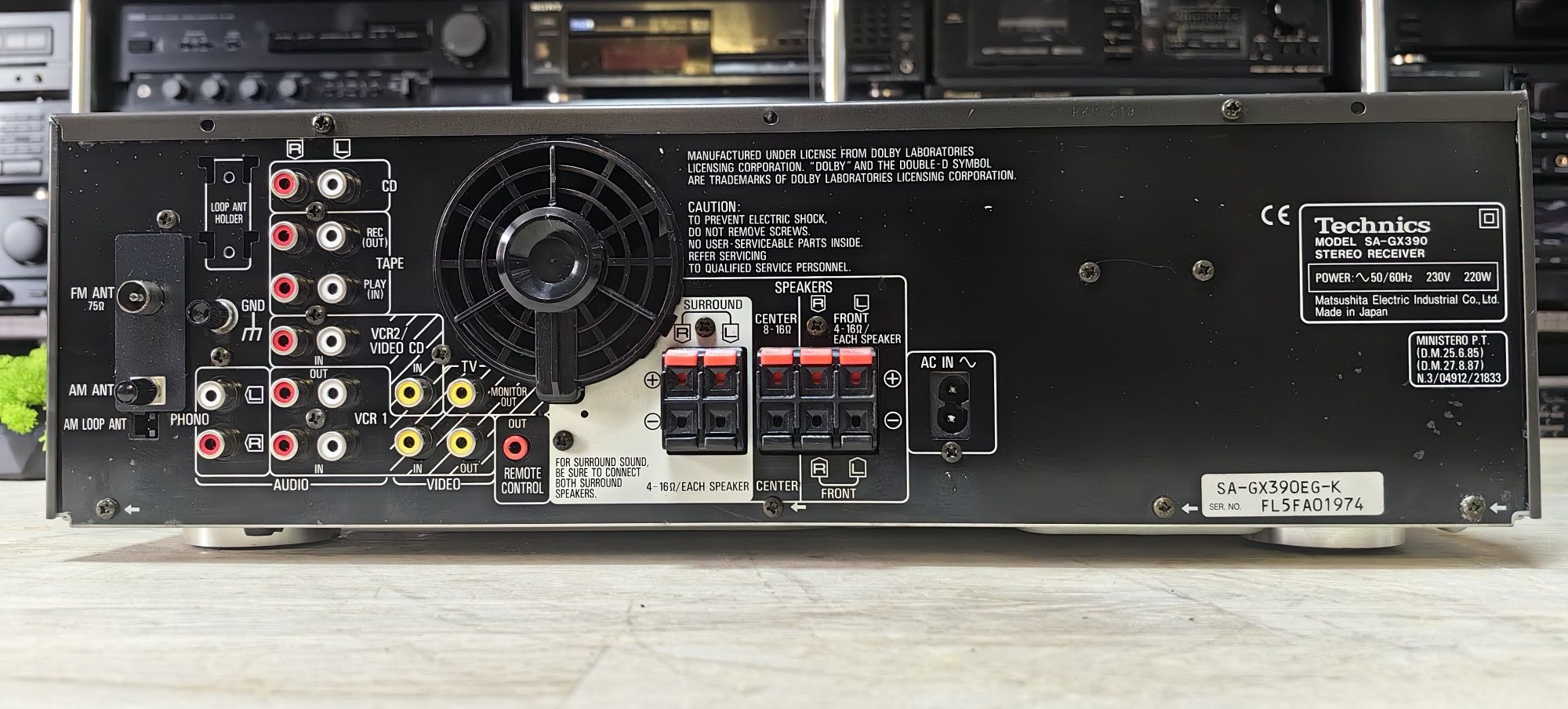 Ресивер Technics SA-GX390/4Ω