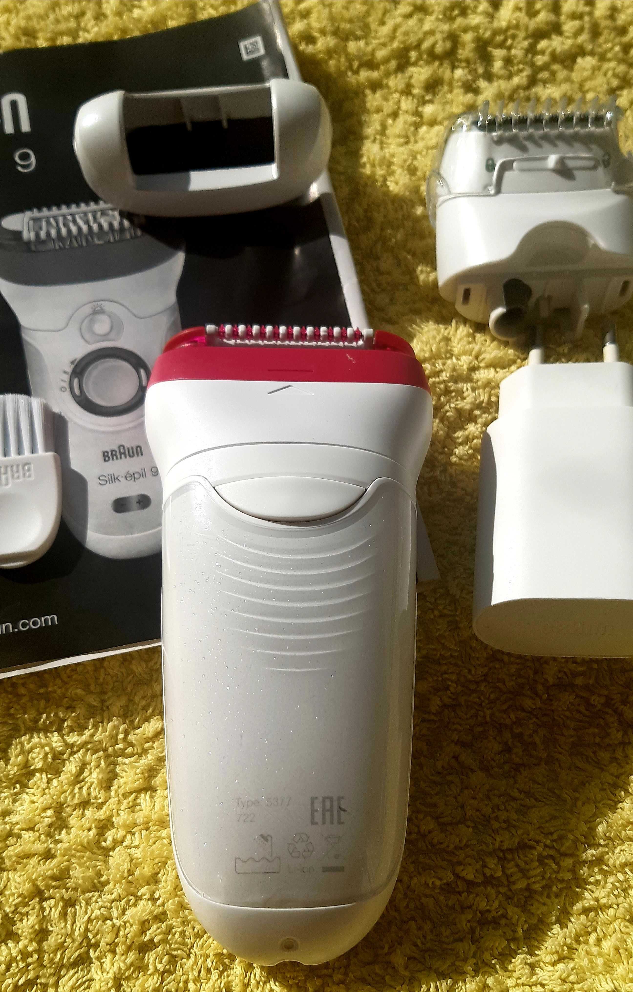 Depilator BRAUN Silk.Epil 9 z dodatkami :)