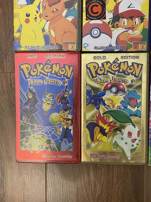 Lote 11 VHS Pokémon PT-PT