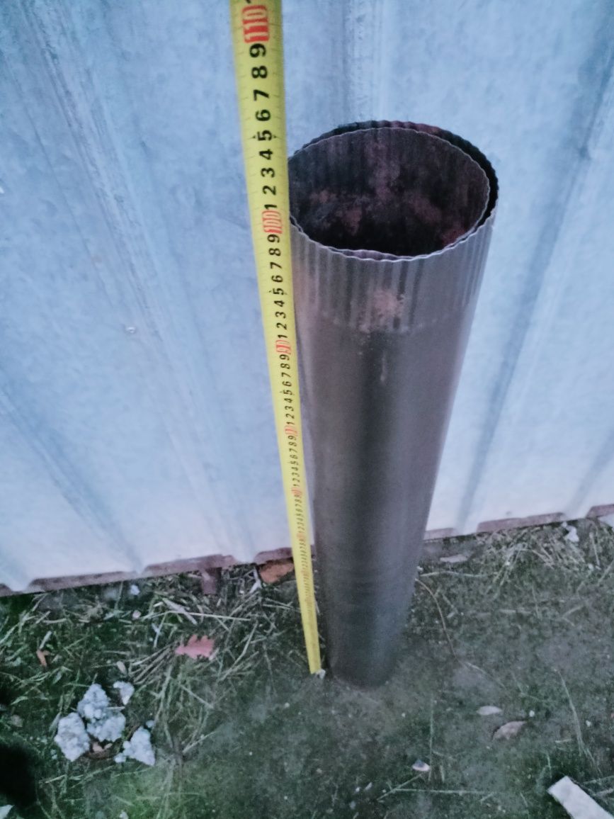 Rura do komina kozy fi 130 1m długości