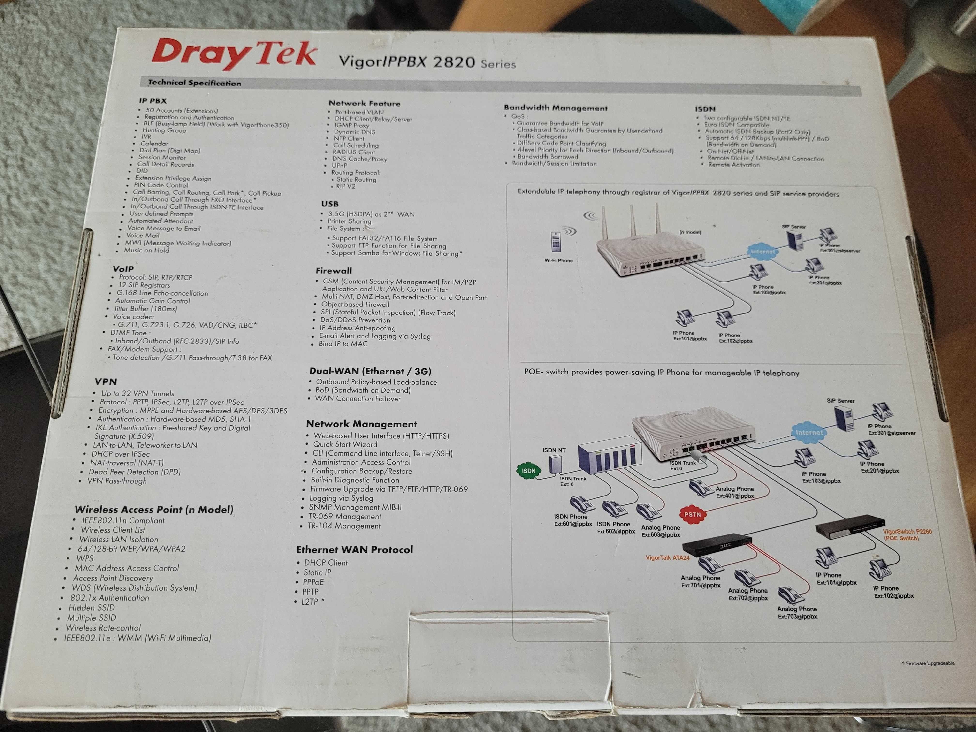 Draytek Vigor IPPBX 2820