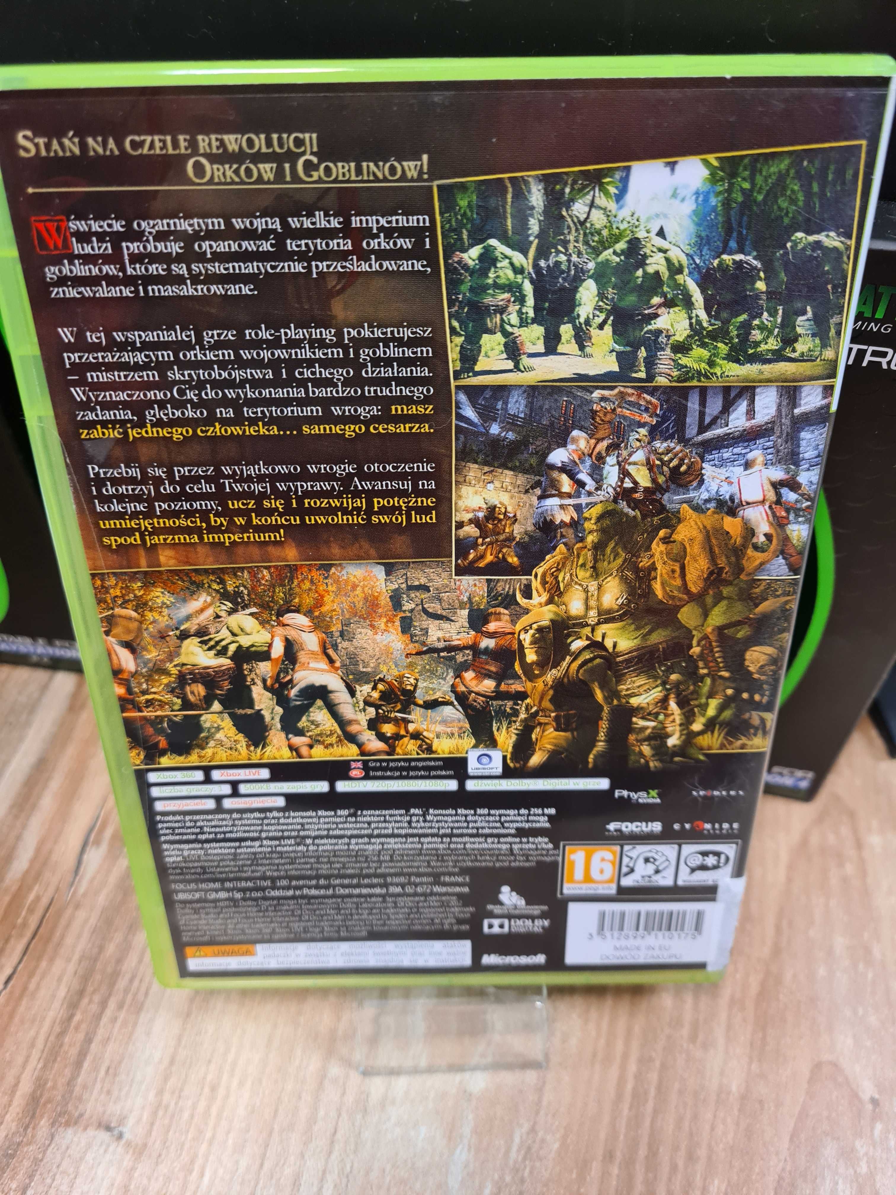 Of Orcs and Men XBOX 360, Sklep Wysyłka Wymiana