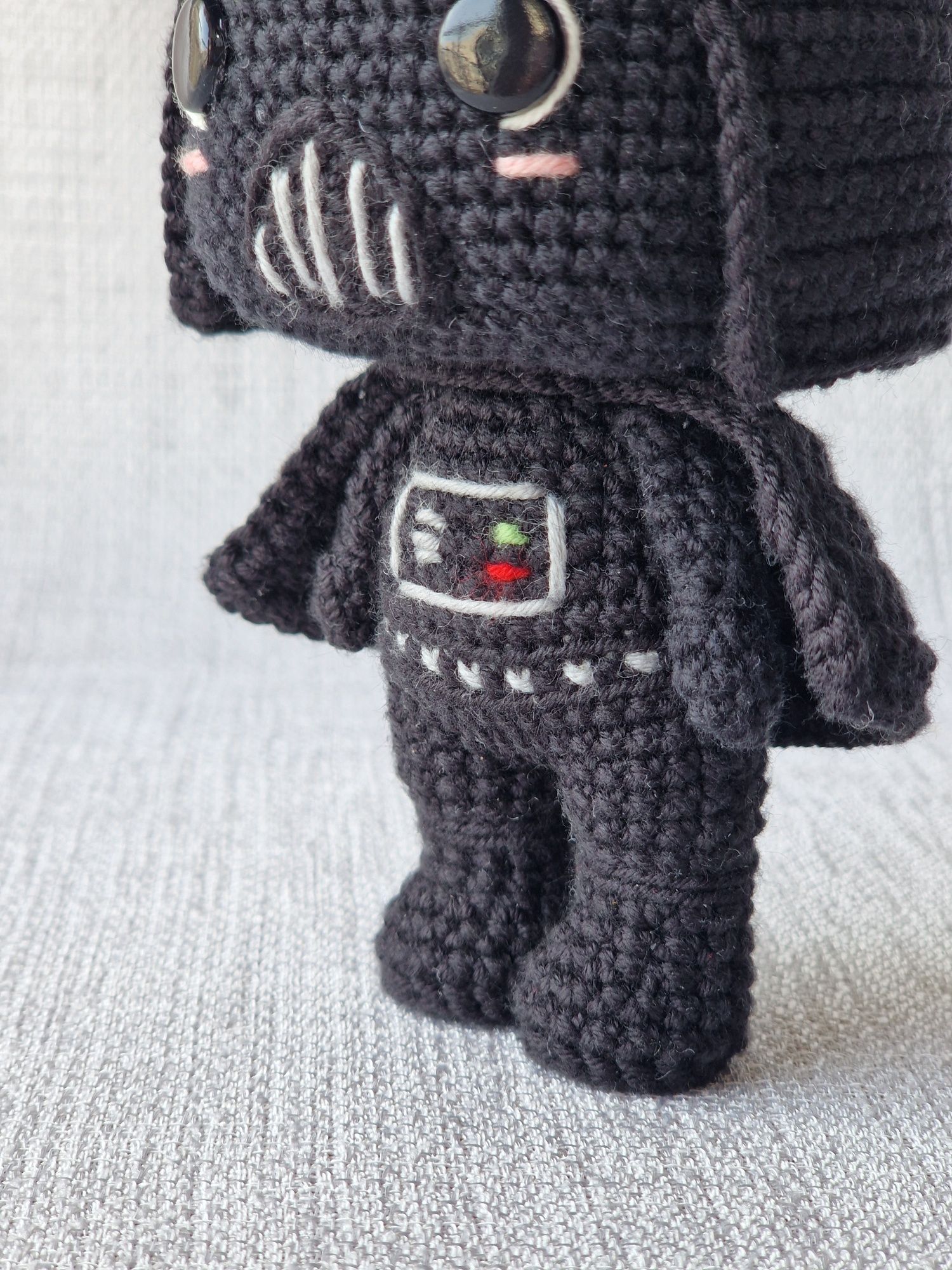 Darth Vader figurka szydełkowa w stylu Funko pop