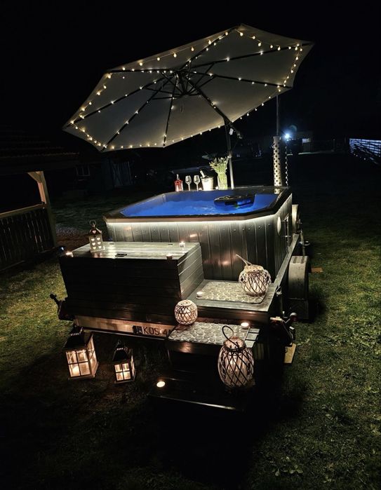 Mobilne SPA jaccuzi balia - wynajem z dowozem!