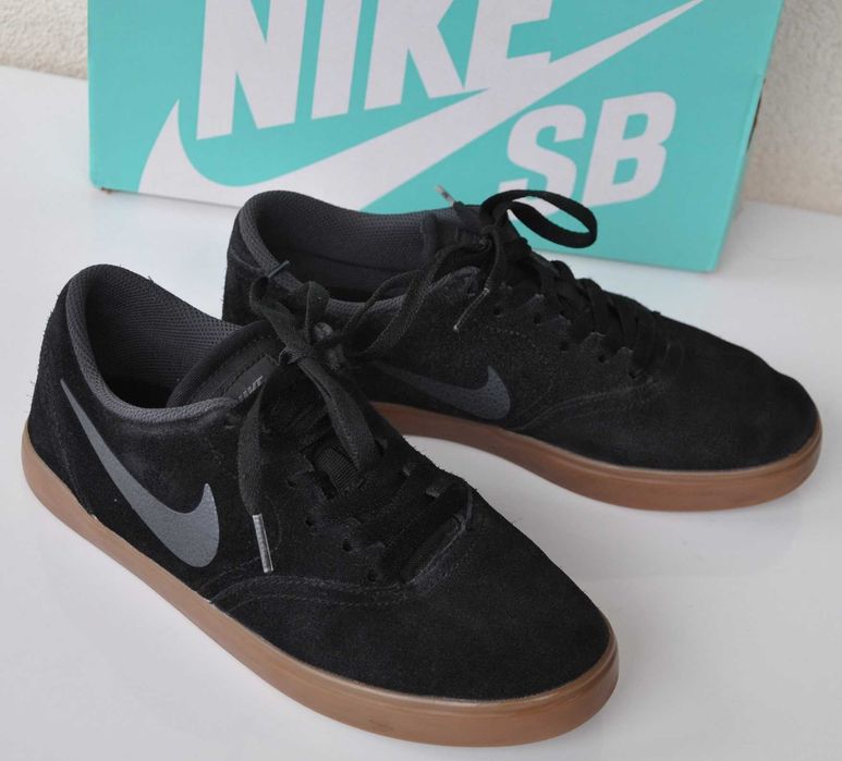 Trampki skórzane NIKE SB CHECK BLACK r 38,5 wkł 24,5cm