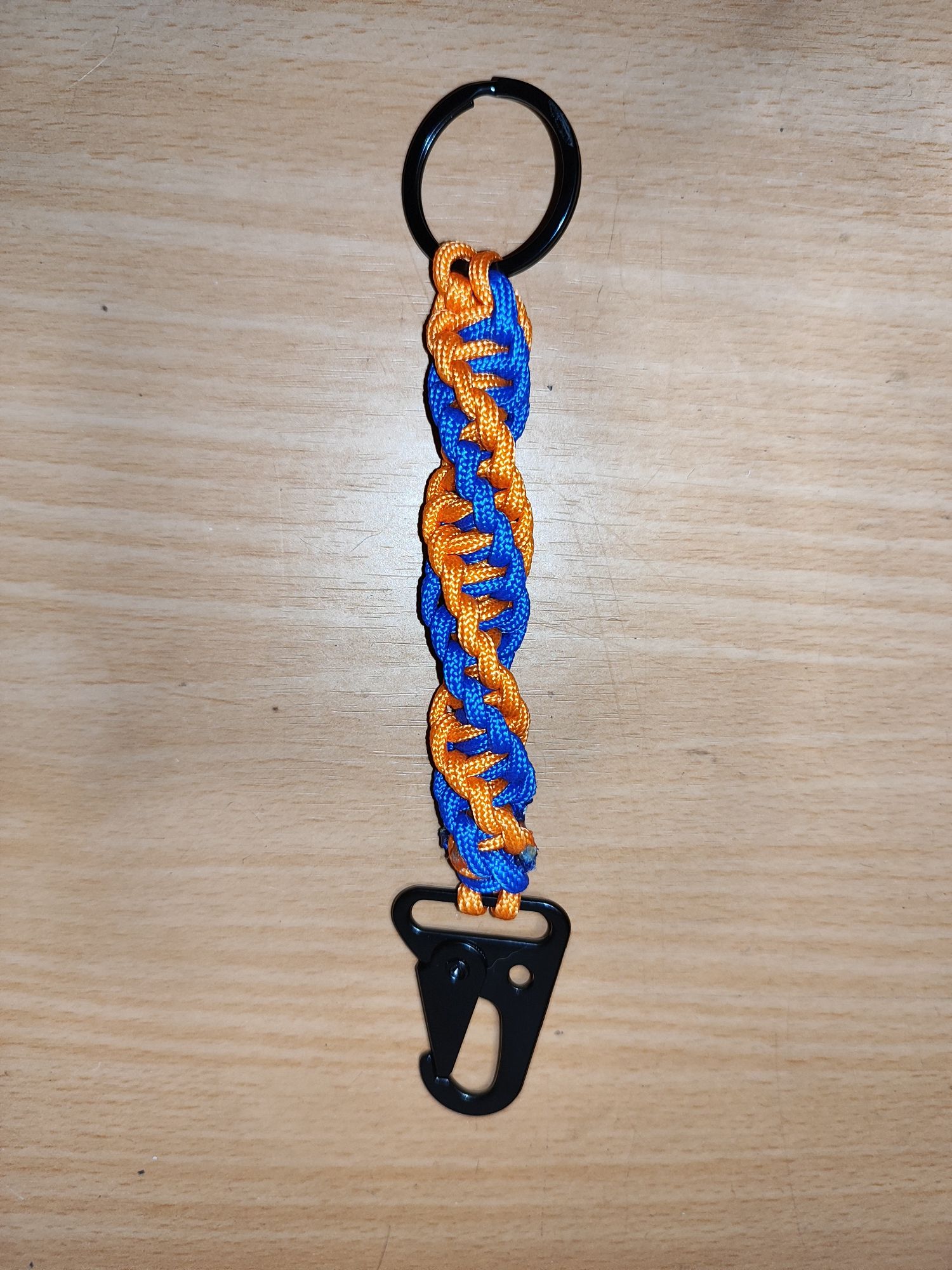 Porta chaves Paracord com gancho personalizado