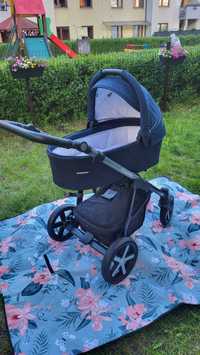 Wózek dziecięcy Baby Design Husky 3w1 granatowy