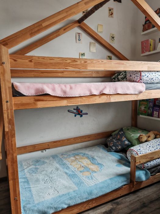 Łóżko piętrowe - domek ADEKO   ATRAKCYJNA CENA DO PIĄTKU 07.11 !!!