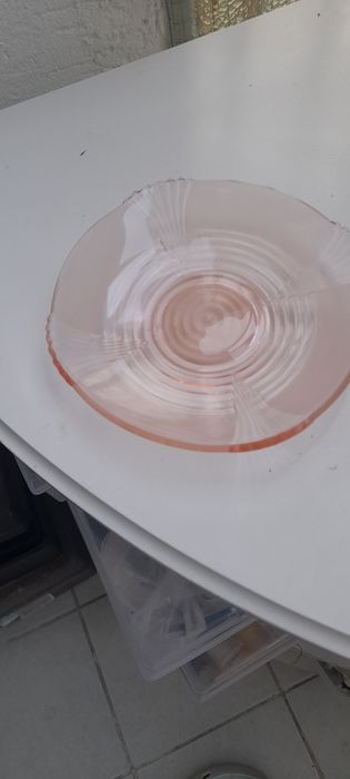 Przedwojenny talerz huty Niemen.