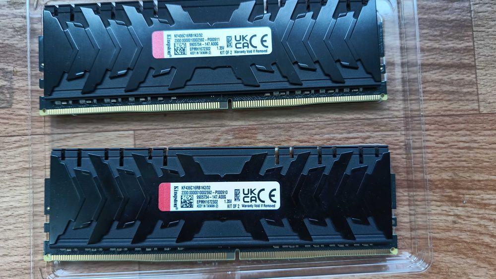 Оперативна пам'ять Kingston fury renegade ddr4 3600mhz 32gb kit 2x16gb