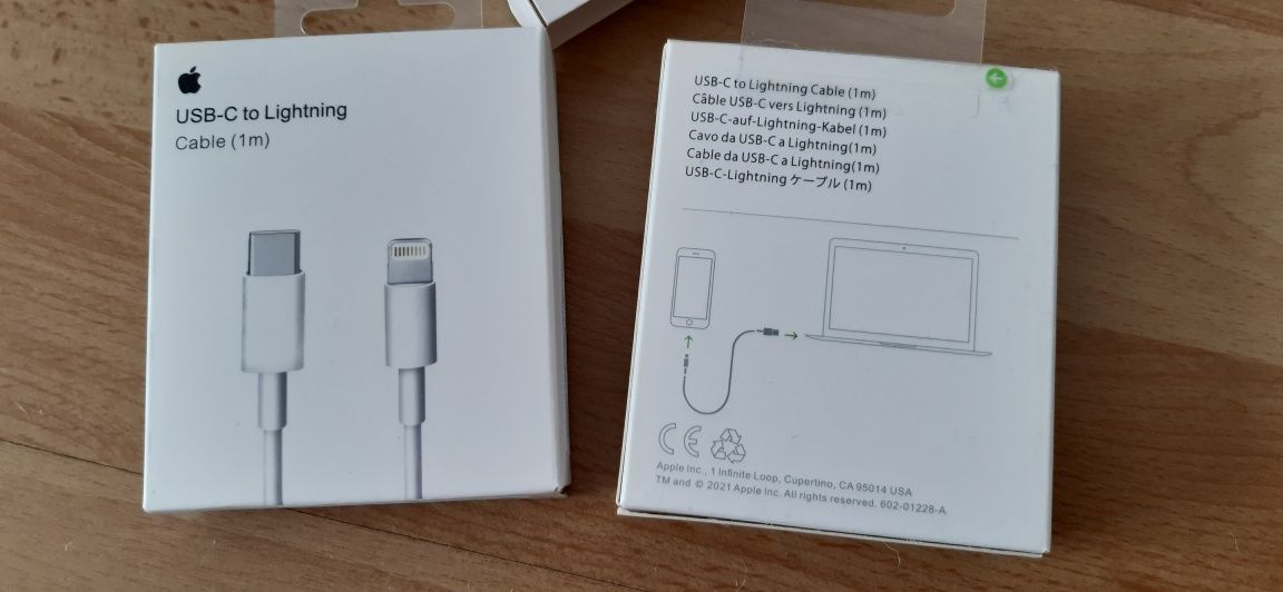 Kabel do iPhone USB-C to Lightning NOWY fabrycznie oryginalnie zapakow