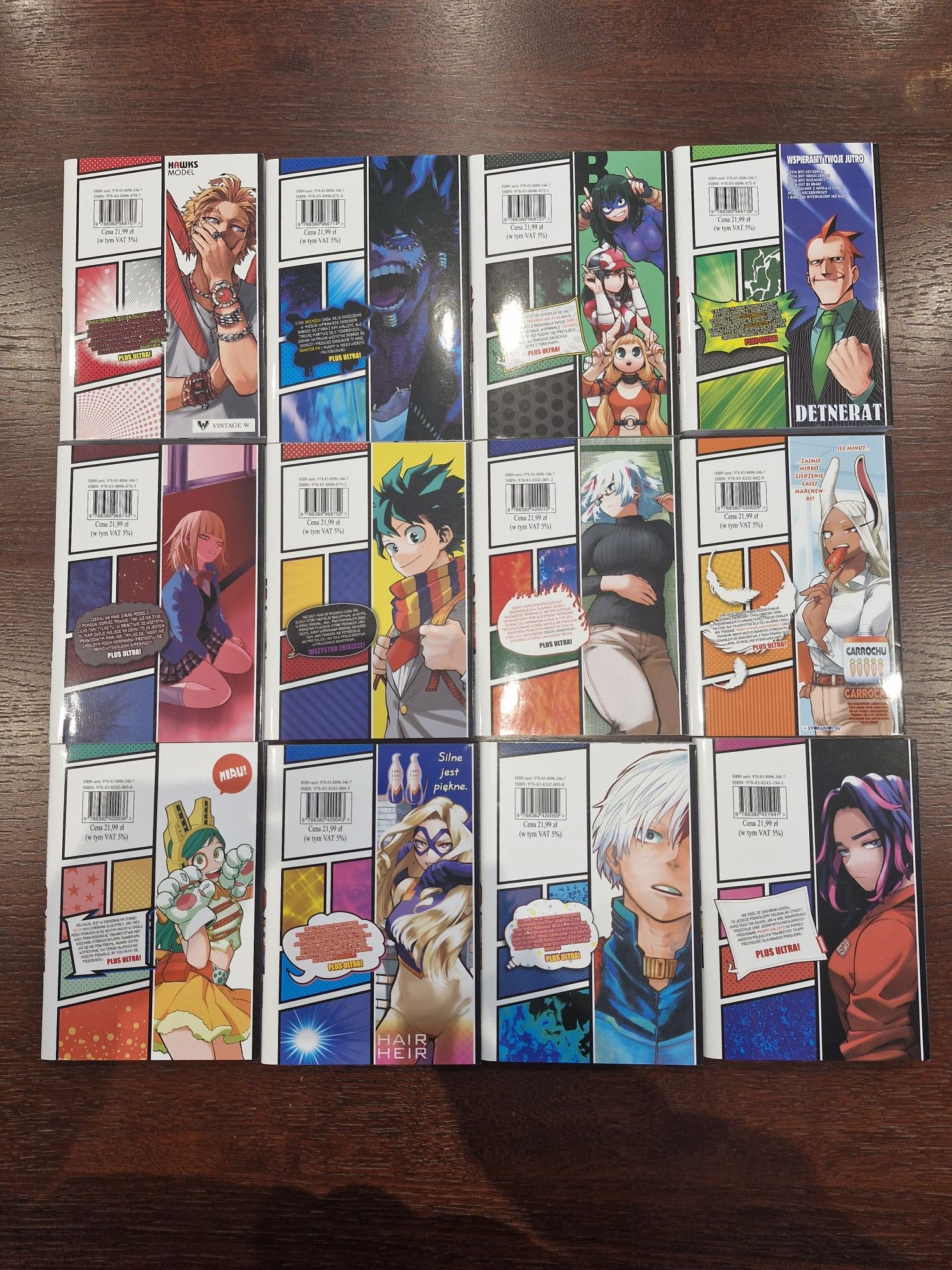 Mangi z serii "My hero academia" Kohei Horikoshi