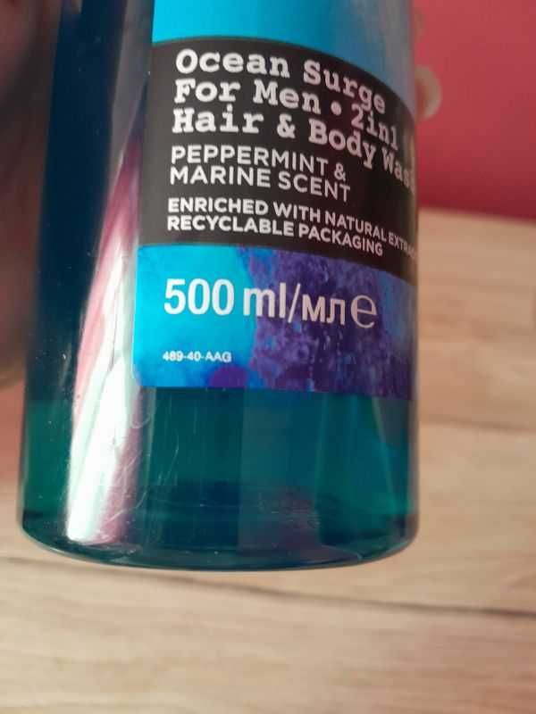 2w1 Żel do mycia ciała i włosów Ocean Surge For Men 500ml.