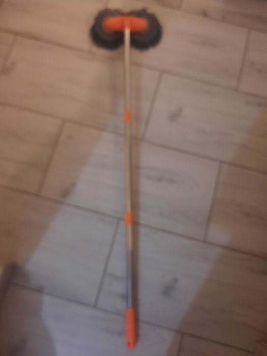 Mop, podwójny, miękki, długi trzonek