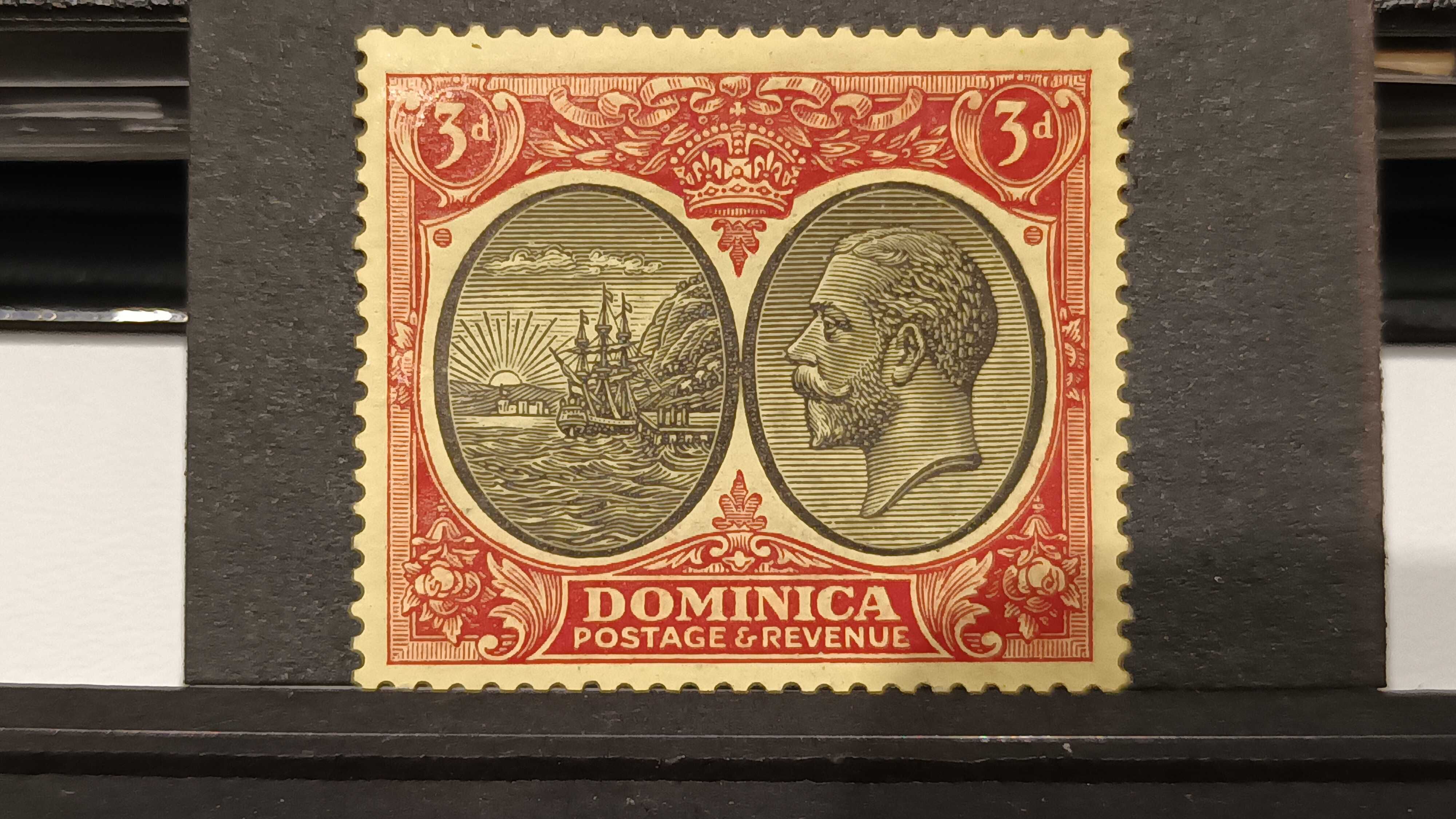 Kolonia Brytyjska Dominicana 1923 Czysty,UNC.Rzadki