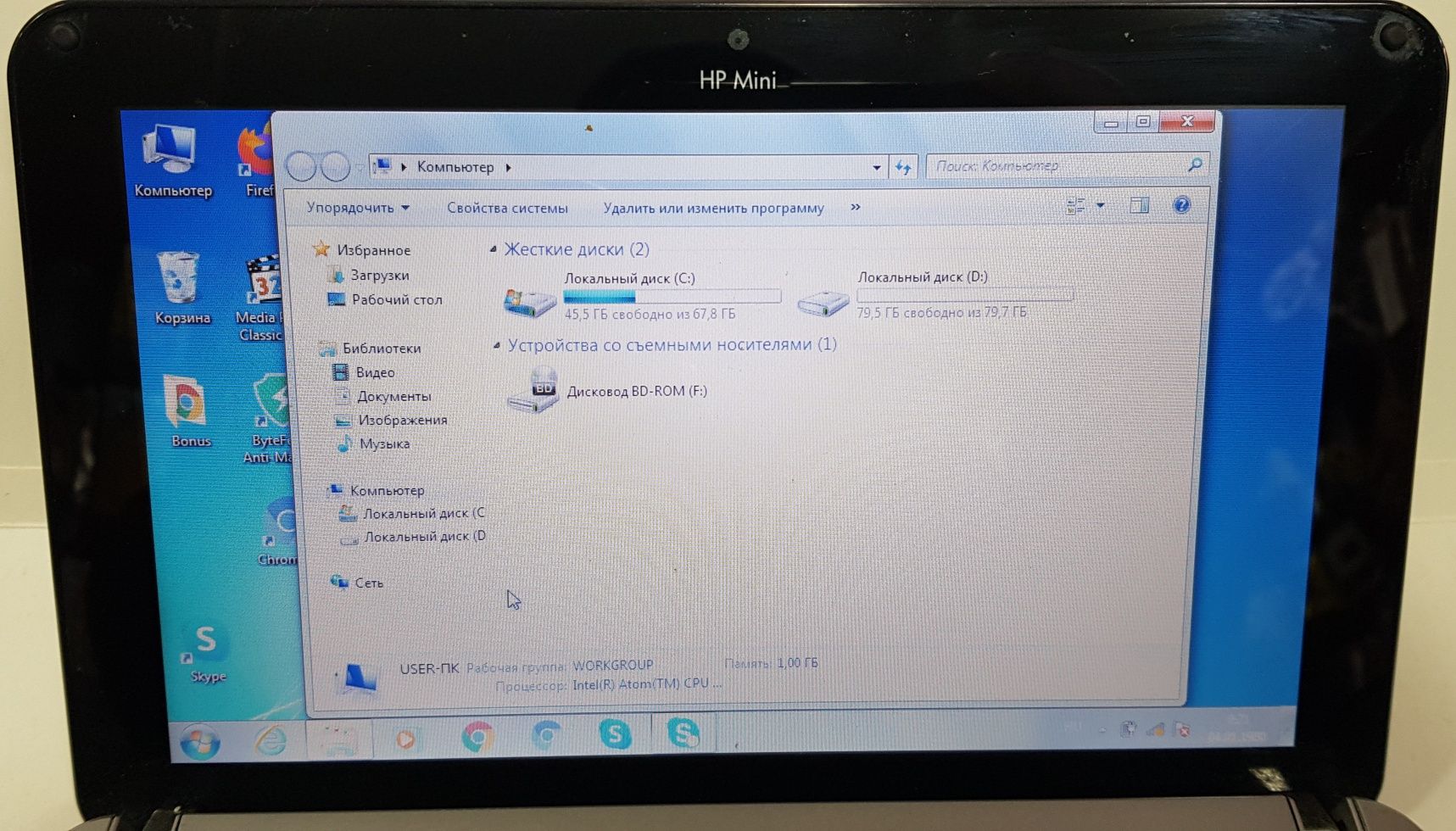 Нетбук HP Mini 2140
