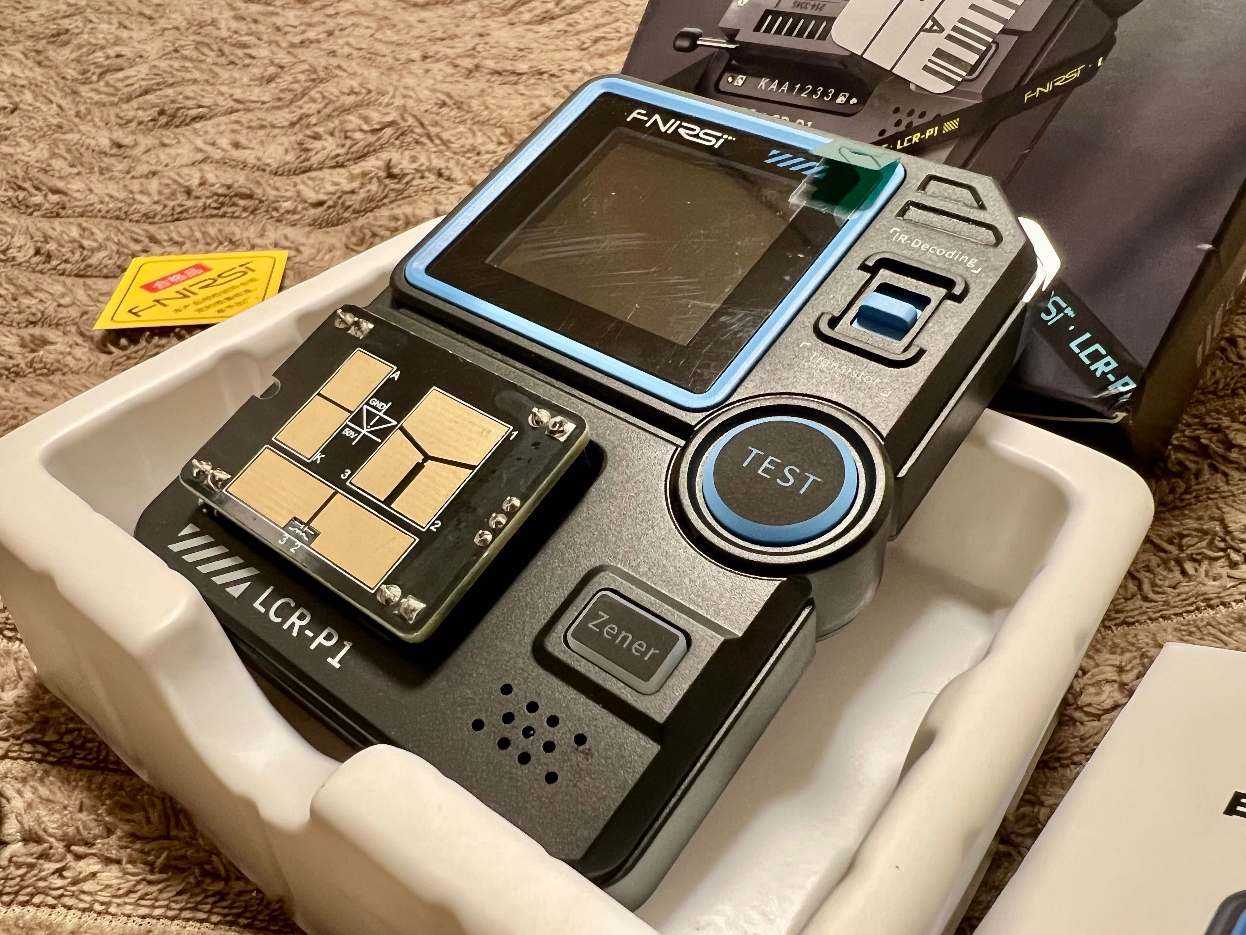 Official Store Fnirsi LCR Tester PRO + Тестер Радиодеталей Электронных