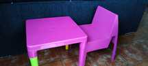 Conjunto Mesa e Cadeira Criança
