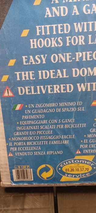Suporte ("premium" MOTTEZ )de bicicletas NOVO  (até 5  + prateleira )