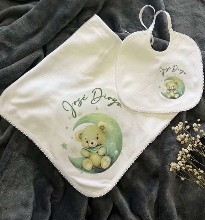 Fralda E Babete personalizado