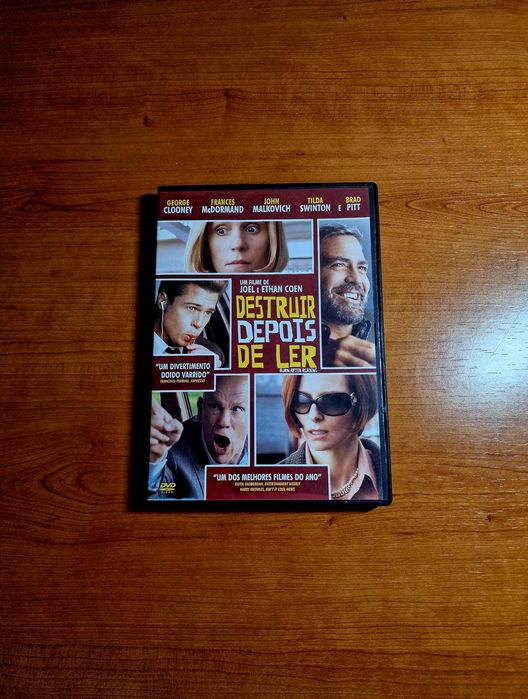 DESTRUIR DEPOIS DE LER (de Joel e Ethan Coen c/George Cloney/Brad Pitt