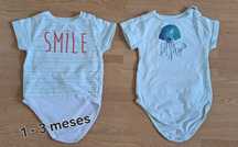 1 - 3 meses * conjunto 6 peças 13€