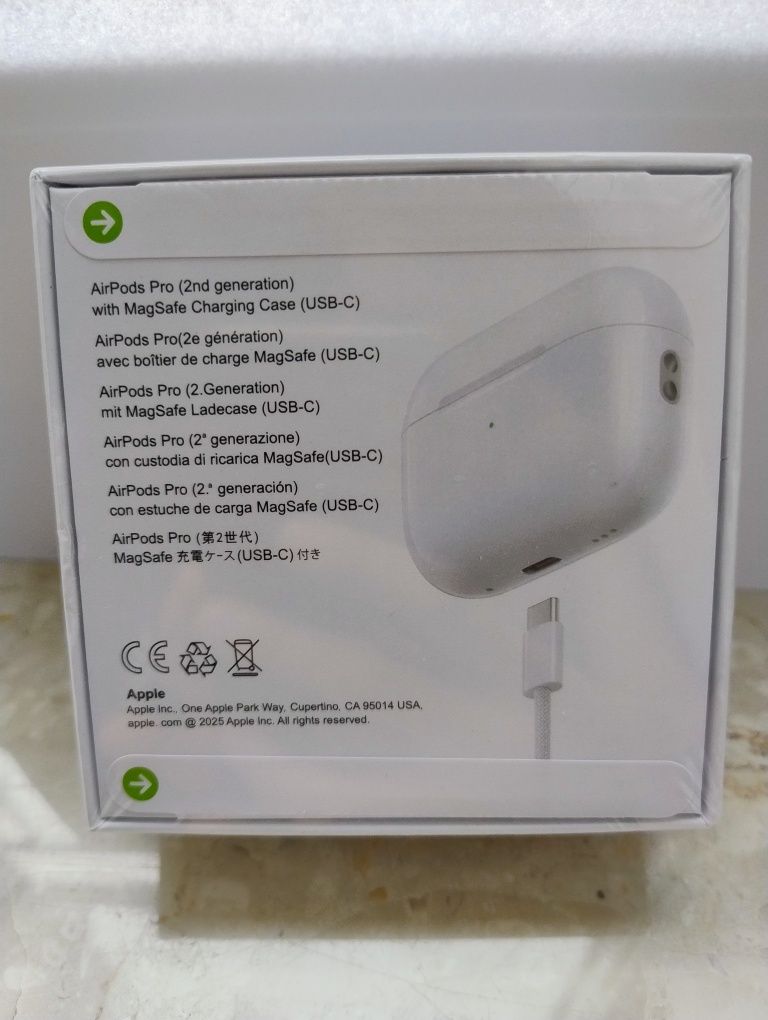 AirPods Pro 2 USB-C (2023) – Stan Nowy, fabrycznie zafoliowany