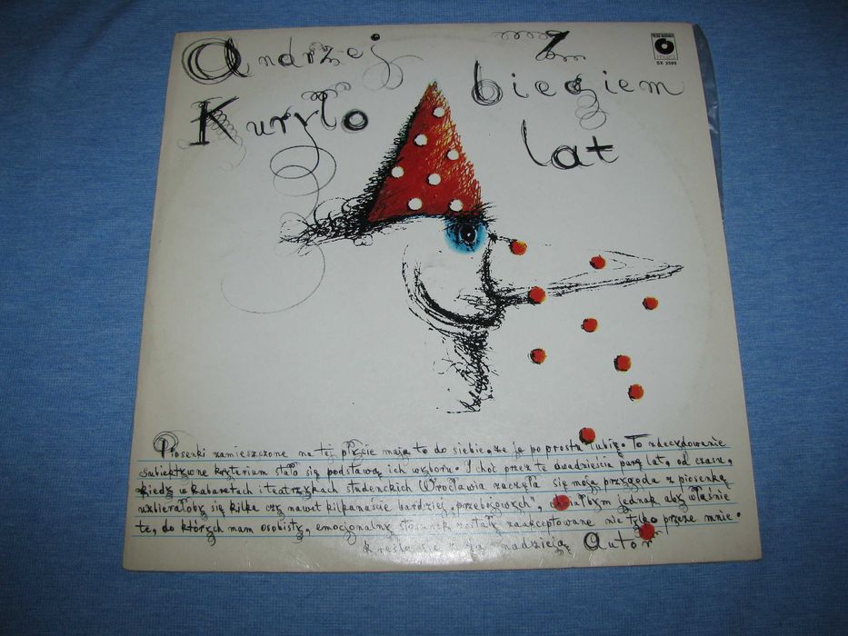 Andrzej Kuryło - Z biegiem lat winyl LP stan EX