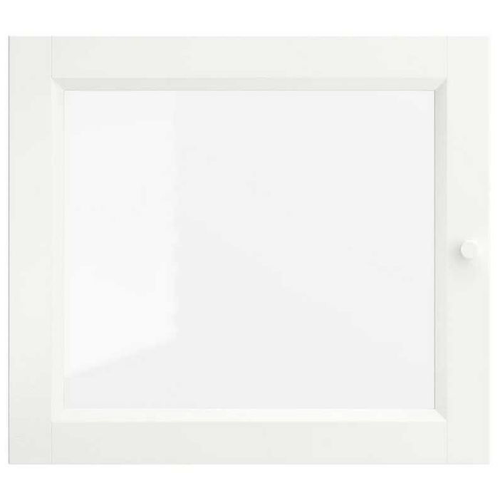 IKEA OXBERG - Drzwi szklane, kolor biały, wym. 40x35 cm - używane 6szt