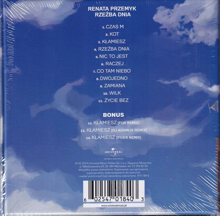 Renata Przemyk - Rzeźba Dnia - CD