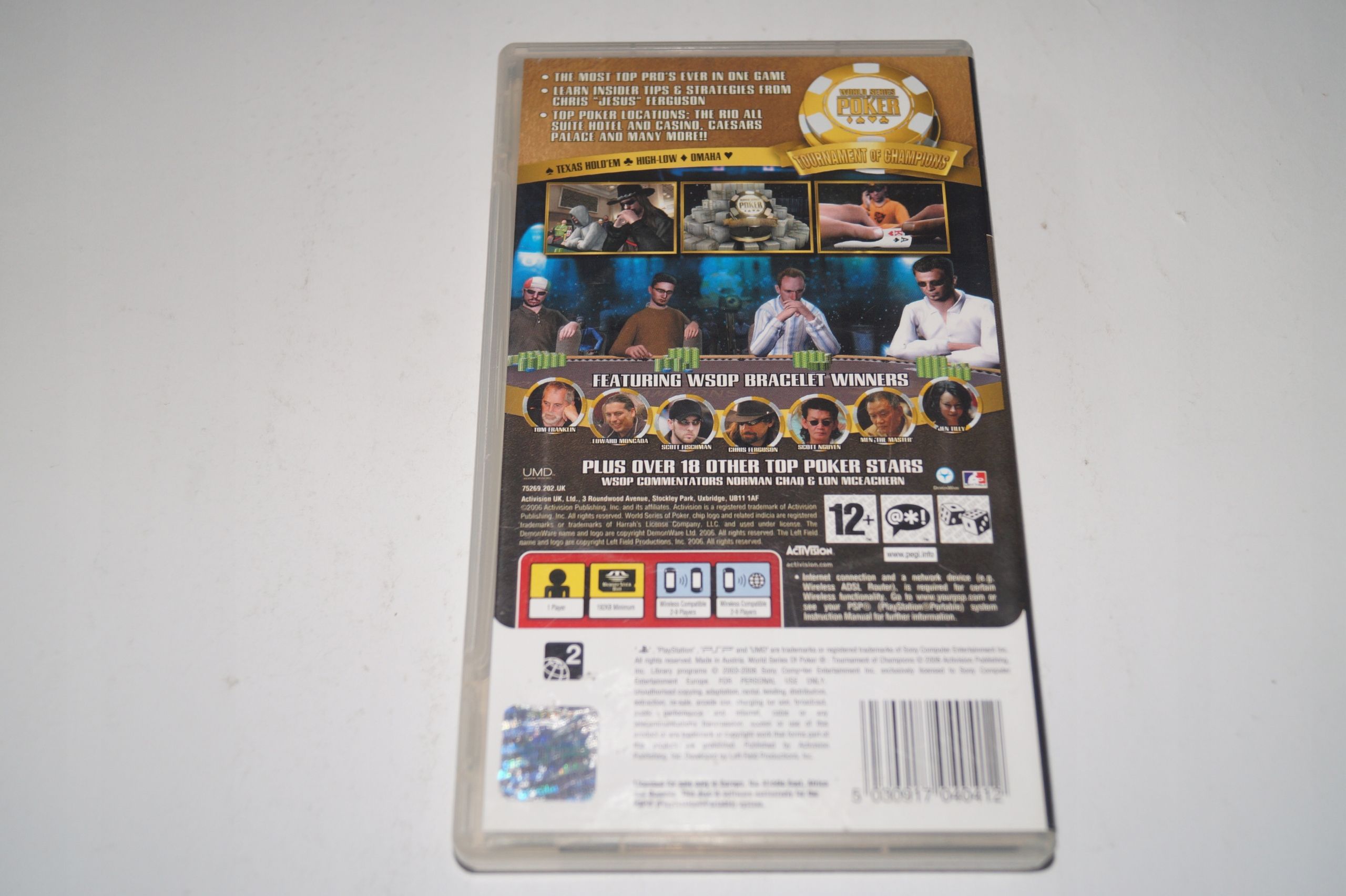 World Series Of Poker 2007 Sony Psp